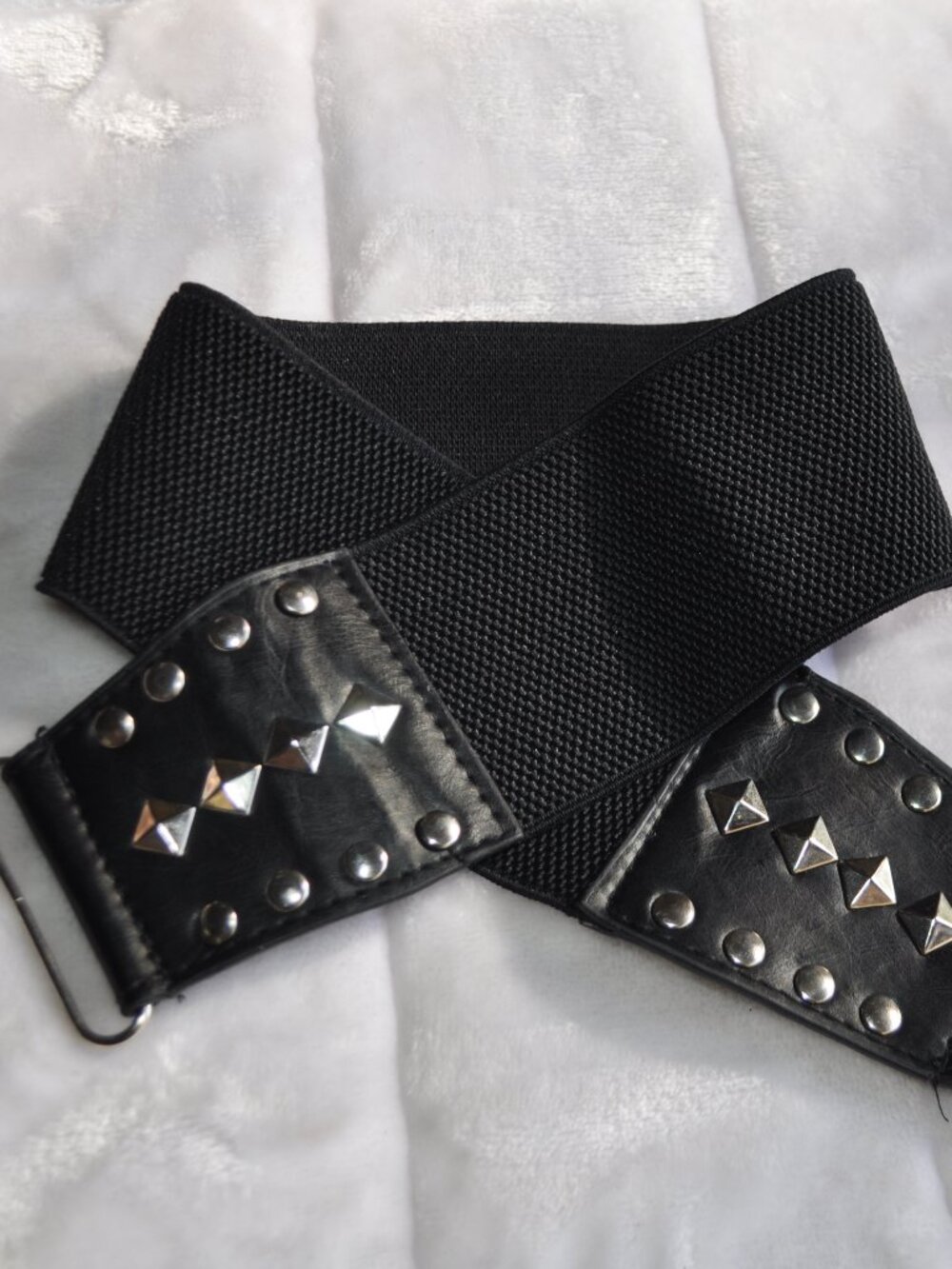 Women's Belt retro vintage Punk Style Stretchy Cinch Belt 3 Inch Wide High Waist
